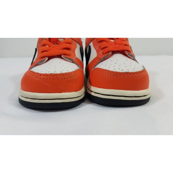 Nike Dunk Low Halloween Safety Orange Black Toddler Size 4.5C - Picture 3 of 7